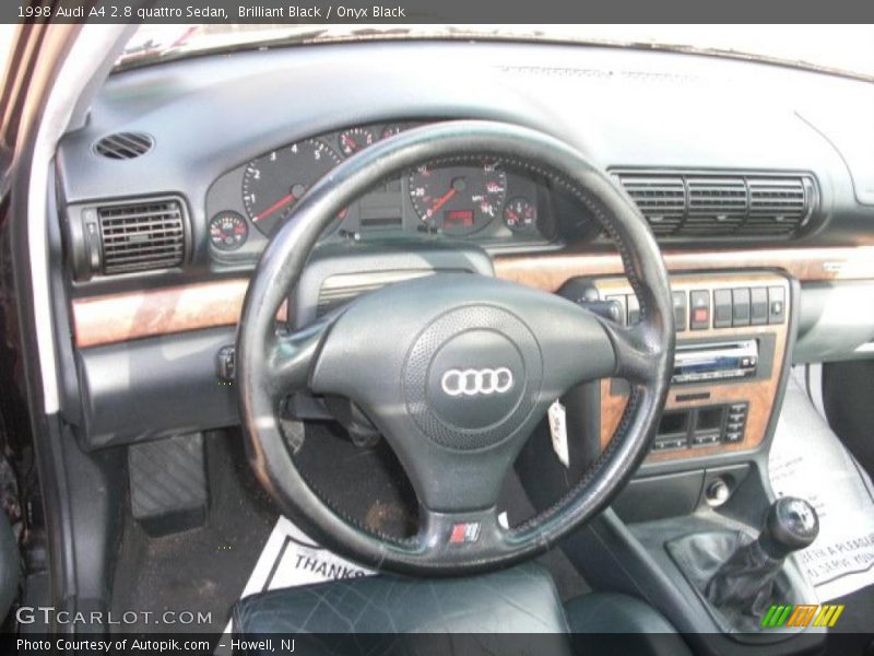 Brilliant Black / Onyx Black 1998 Audi A4 2.8 quattro Sedan