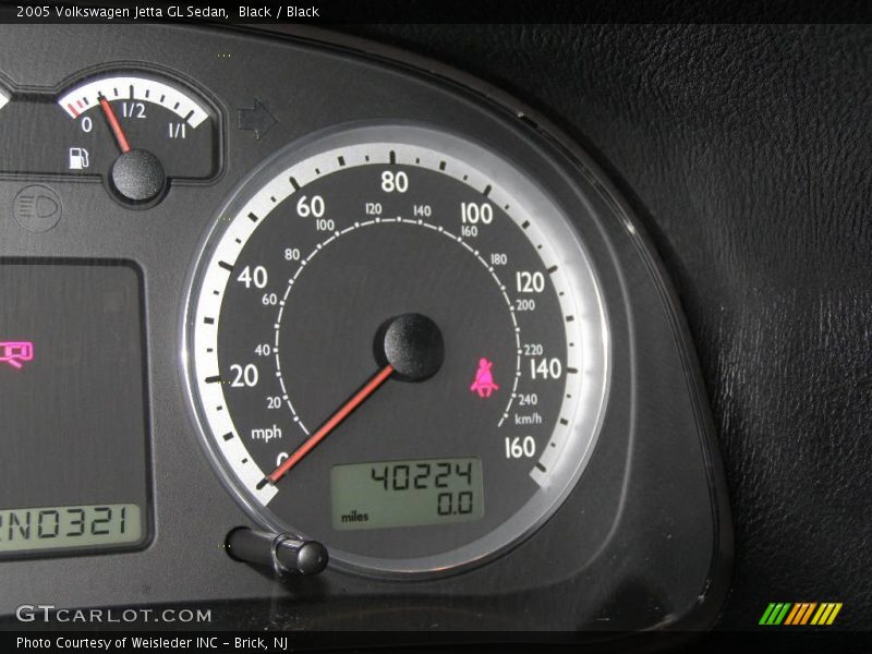 Black / Black 2005 Volkswagen Jetta GL Sedan