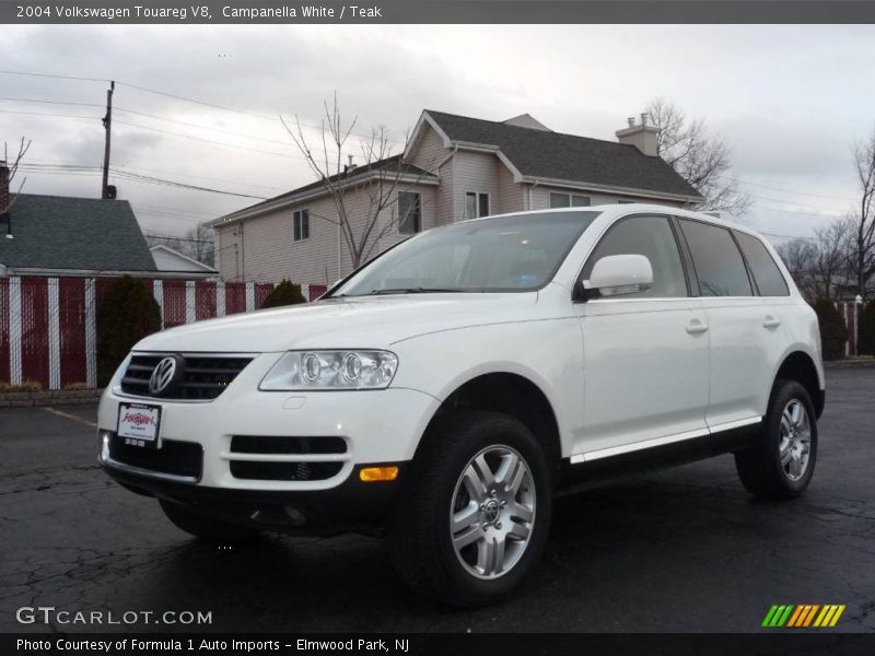 Campanella White / Teak 2004 Volkswagen Touareg V8