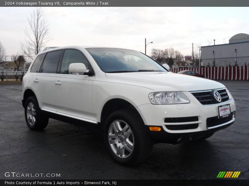 Campanella White / Teak 2004 Volkswagen Touareg V8
