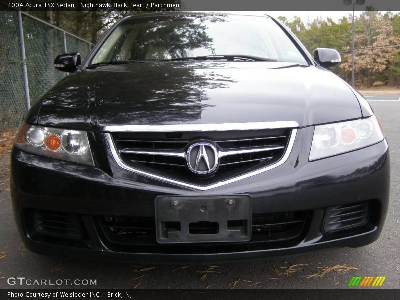 Nighthawk Black Pearl / Parchment 2004 Acura TSX Sedan