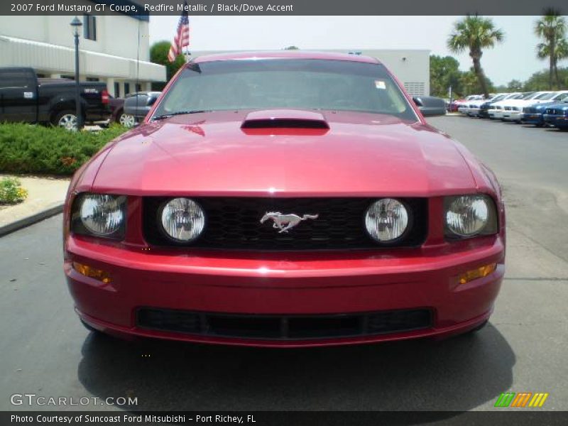 Redfire Metallic / Black/Dove Accent 2007 Ford Mustang GT Coupe