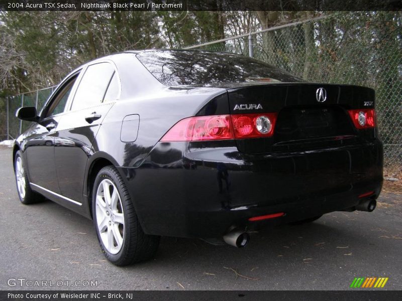 Nighthawk Black Pearl / Parchment 2004 Acura TSX Sedan