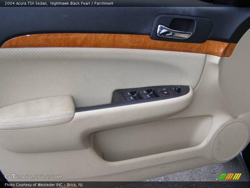 Nighthawk Black Pearl / Parchment 2004 Acura TSX Sedan