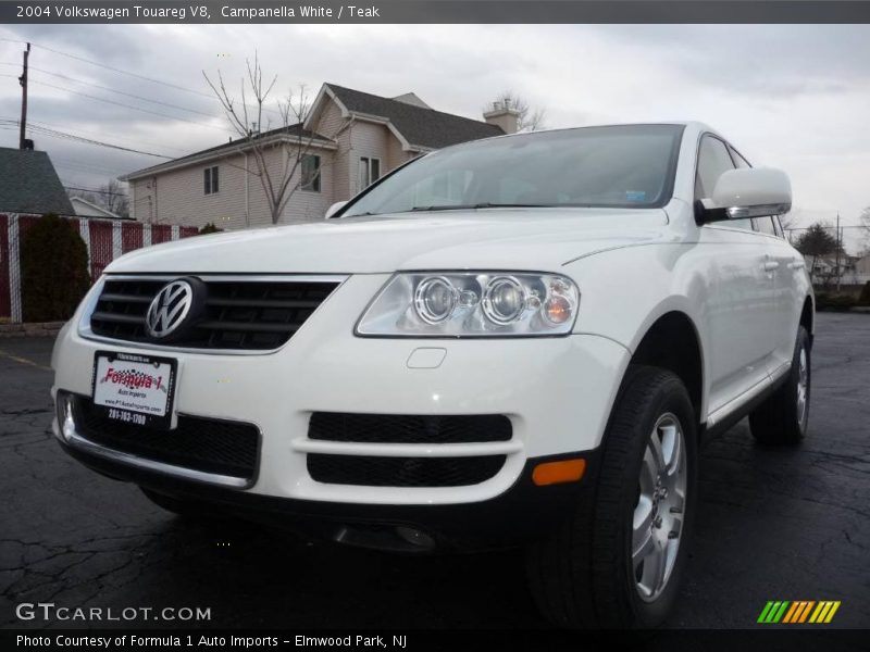 Campanella White / Teak 2004 Volkswagen Touareg V8