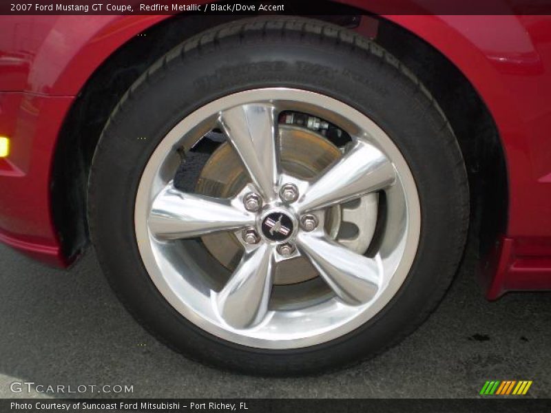 Redfire Metallic / Black/Dove Accent 2007 Ford Mustang GT Coupe