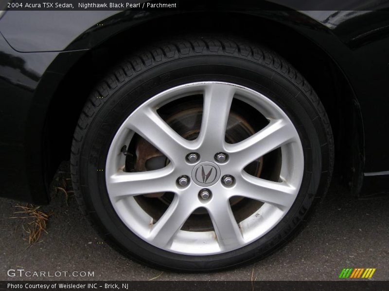 Nighthawk Black Pearl / Parchment 2004 Acura TSX Sedan