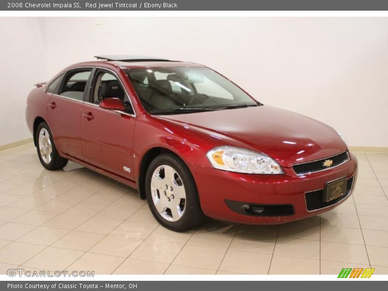 Red Jewel Tintcoat / Ebony Black 2008 Chevrolet Impala SS