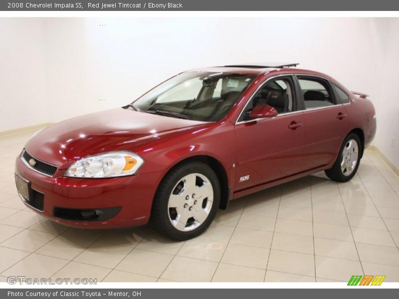 Red Jewel Tintcoat / Ebony Black 2008 Chevrolet Impala SS