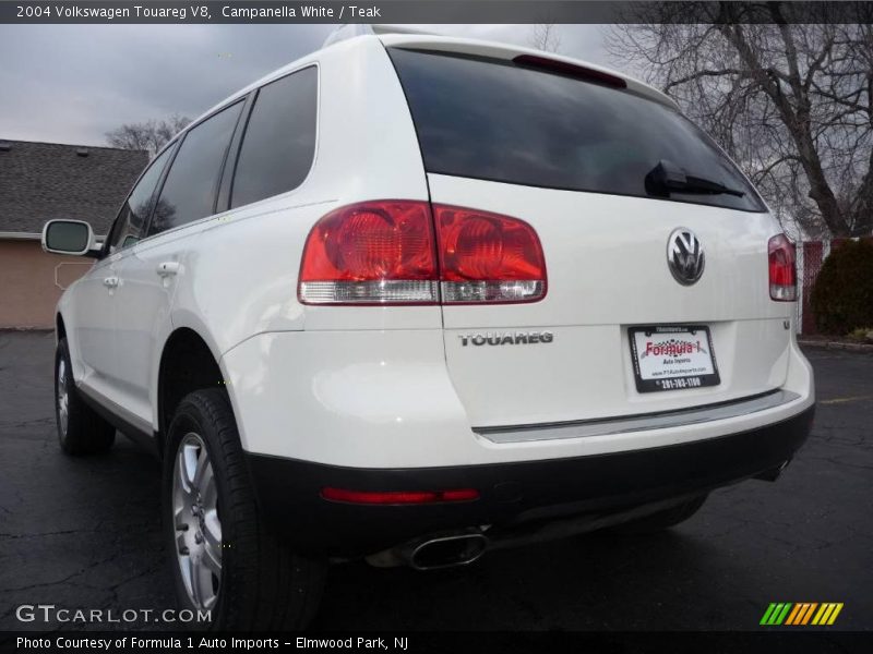 Campanella White / Teak 2004 Volkswagen Touareg V8