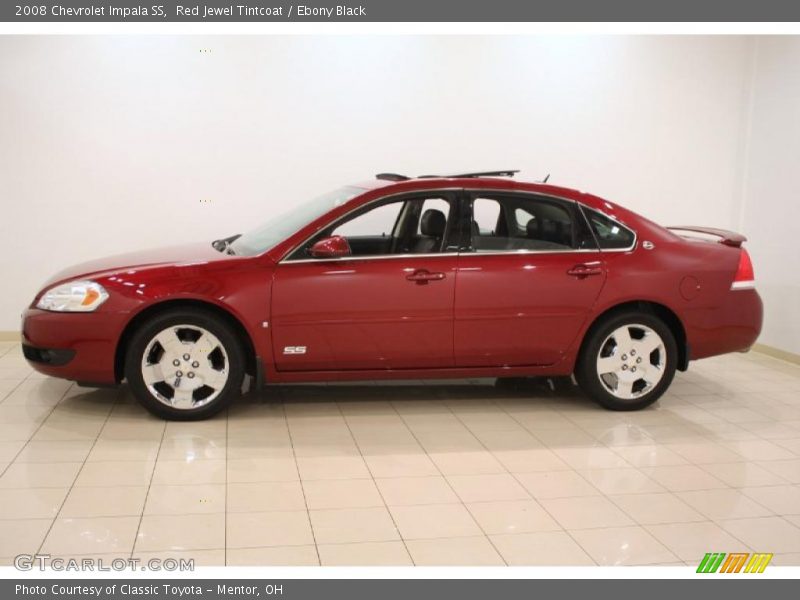 Red Jewel Tintcoat / Ebony Black 2008 Chevrolet Impala SS