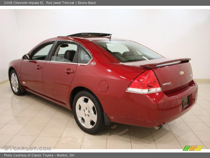 Red Jewel Tintcoat / Ebony Black 2008 Chevrolet Impala SS