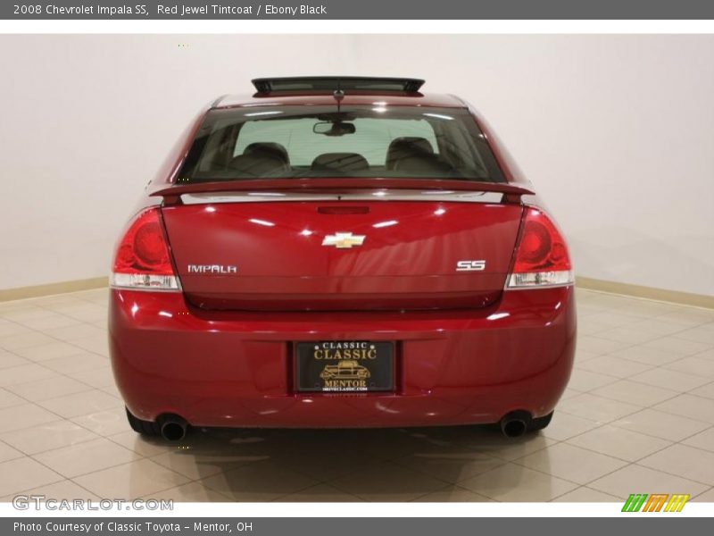 Red Jewel Tintcoat / Ebony Black 2008 Chevrolet Impala SS