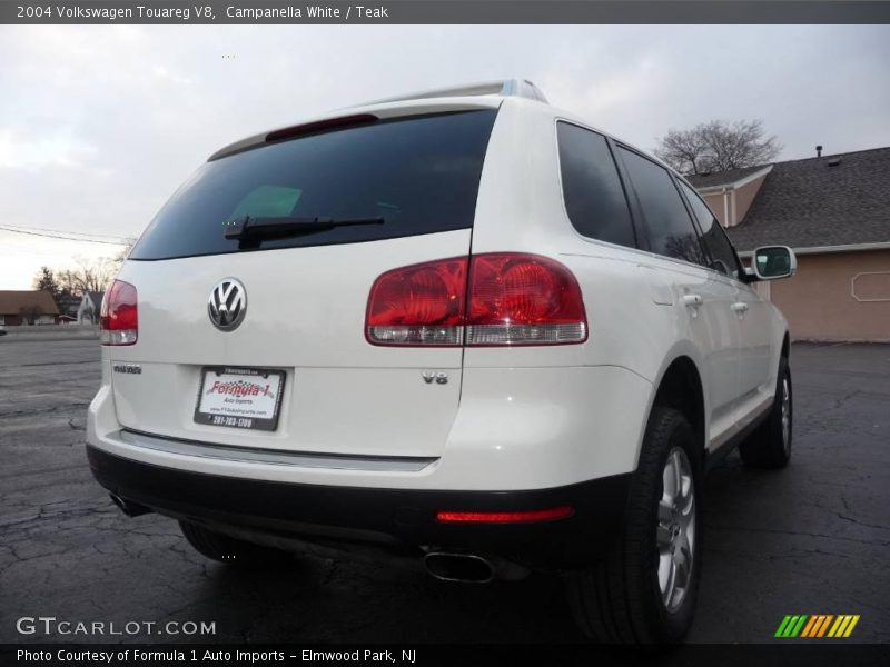 Campanella White / Teak 2004 Volkswagen Touareg V8
