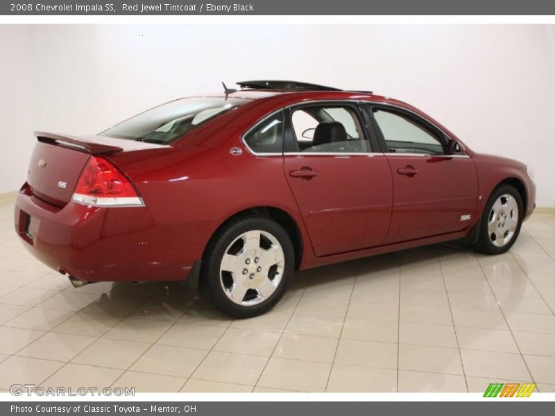 Red Jewel Tintcoat / Ebony Black 2008 Chevrolet Impala SS