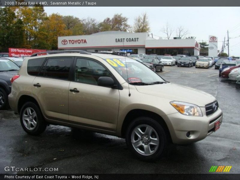 Savannah Metallic / Taupe 2008 Toyota RAV4 4WD