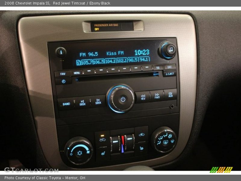 Red Jewel Tintcoat / Ebony Black 2008 Chevrolet Impala SS