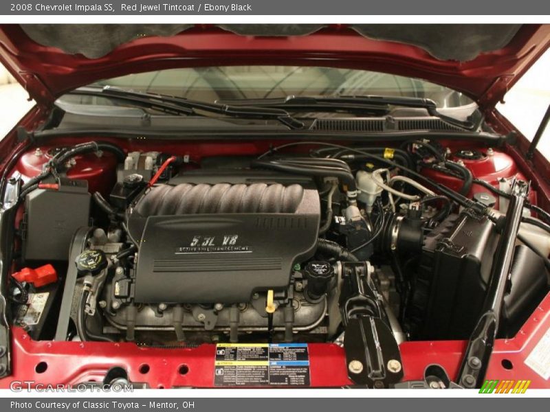 Red Jewel Tintcoat / Ebony Black 2008 Chevrolet Impala SS