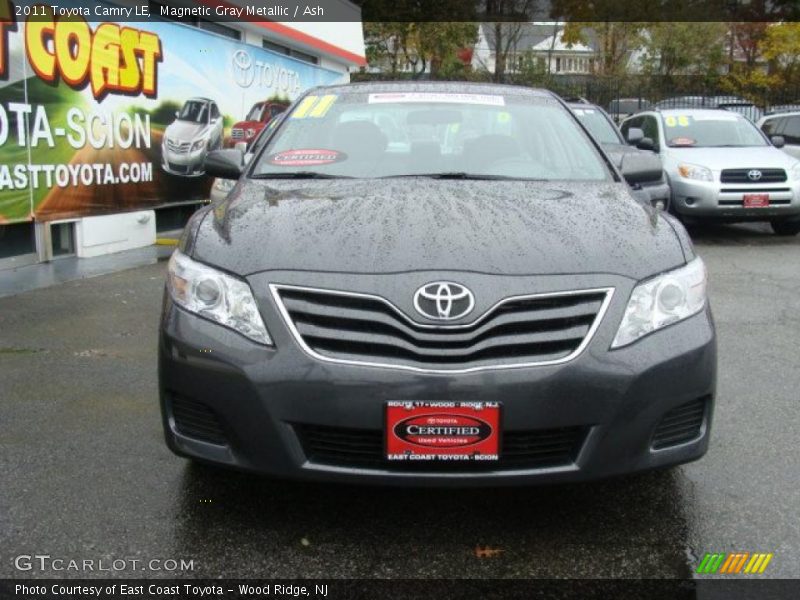 Magnetic Gray Metallic / Ash 2011 Toyota Camry LE