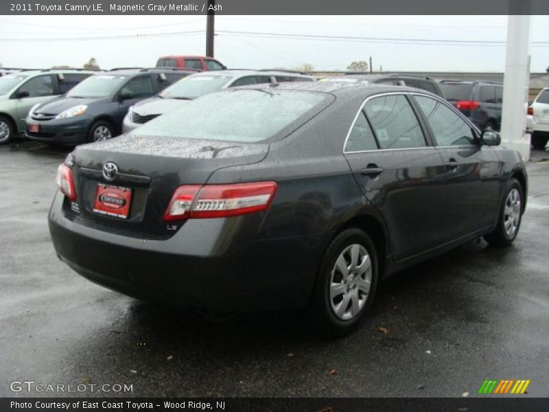 Magnetic Gray Metallic / Ash 2011 Toyota Camry LE