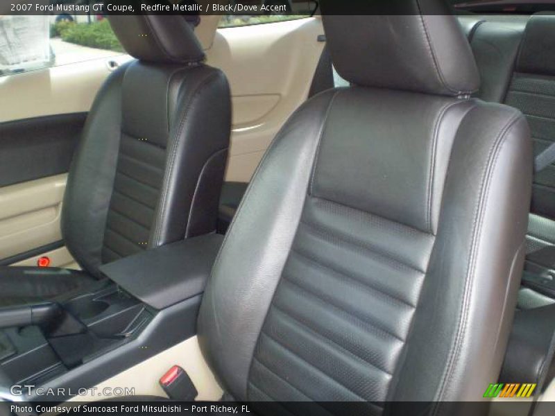 Redfire Metallic / Black/Dove Accent 2007 Ford Mustang GT Coupe