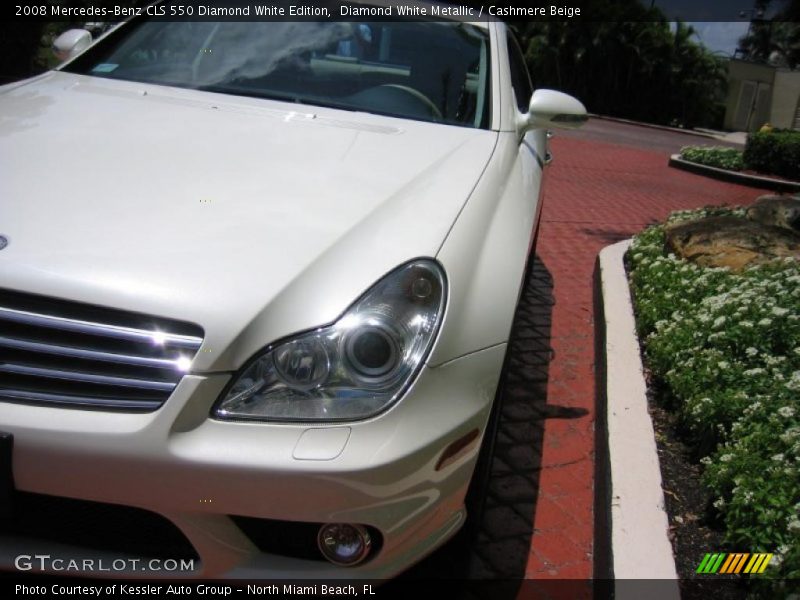 Diamond White Metallic / Cashmere Beige 2008 Mercedes-Benz CLS 550 Diamond White Edition