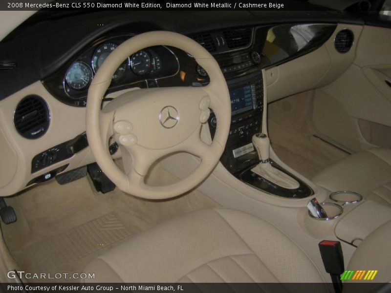  2008 CLS 550 Diamond White Edition Cashmere Beige Interior