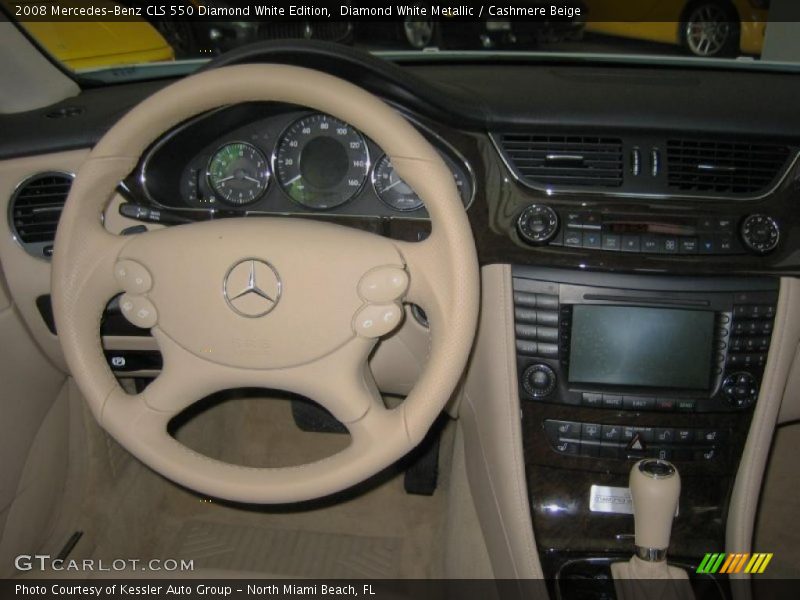 Dashboard of 2008 CLS 550 Diamond White Edition