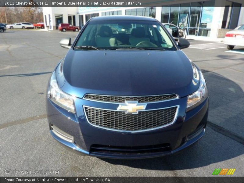 Imperial Blue Metallic / Jet Black/Medium Titanium 2011 Chevrolet Cruze LS