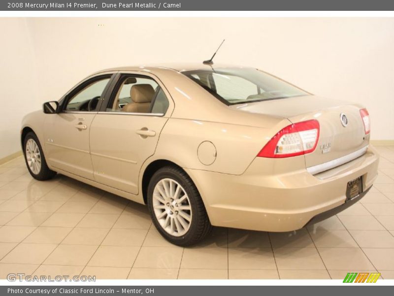 Dune Pearl Metallic / Camel 2008 Mercury Milan I4 Premier