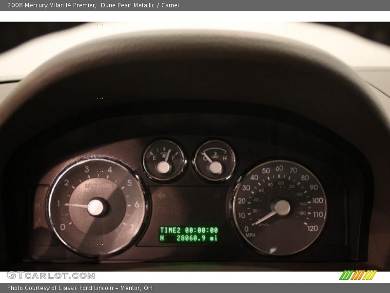 Dune Pearl Metallic / Camel 2008 Mercury Milan I4 Premier