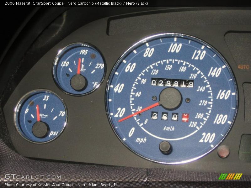  2006 GranSport Coupe Coupe Gauges