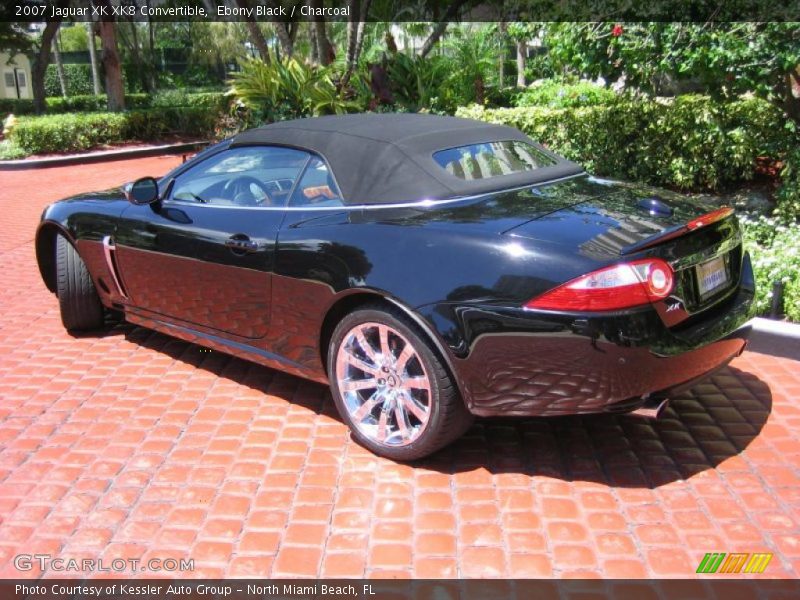 Ebony Black / Charcoal 2007 Jaguar XK XK8 Convertible