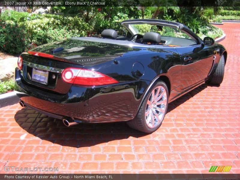 Ebony Black / Charcoal 2007 Jaguar XK XK8 Convertible
