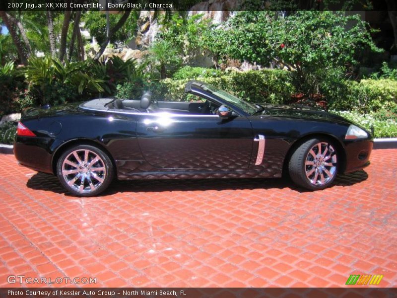 Ebony Black / Charcoal 2007 Jaguar XK XK8 Convertible