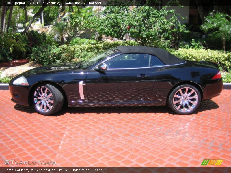 Ebony Black / Charcoal 2007 Jaguar XK XK8 Convertible