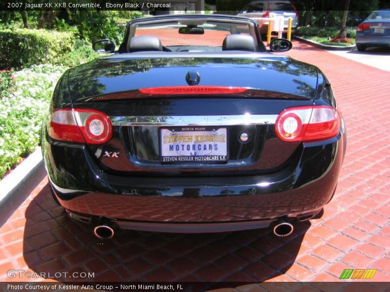 Ebony Black / Charcoal 2007 Jaguar XK XK8 Convertible
