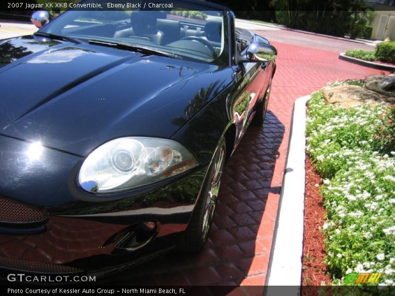 Ebony Black / Charcoal 2007 Jaguar XK XK8 Convertible