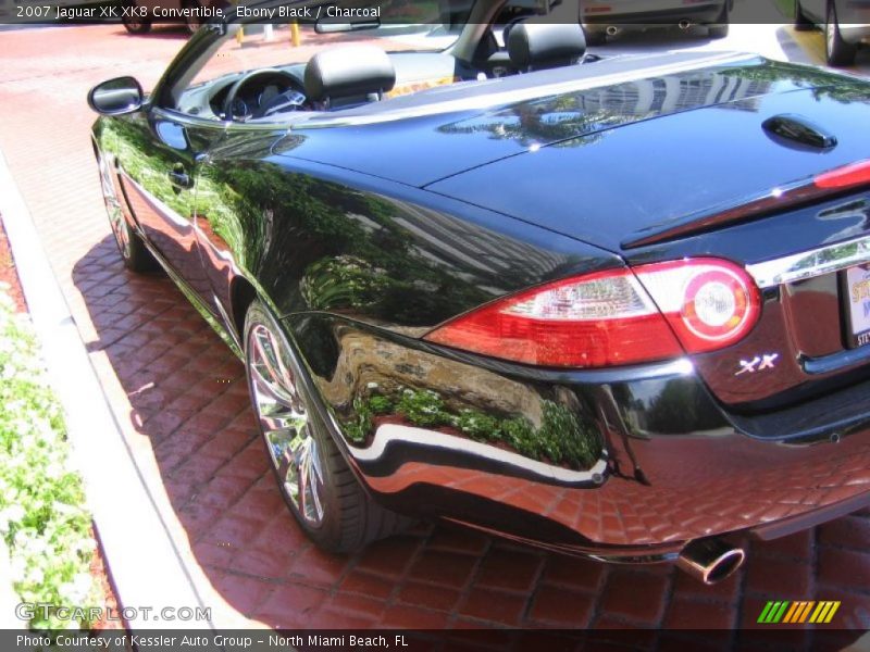 Ebony Black / Charcoal 2007 Jaguar XK XK8 Convertible