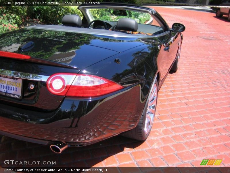 Ebony Black / Charcoal 2007 Jaguar XK XK8 Convertible