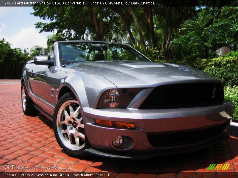 Tungsten Grey Metallic / Dark Charcoal 2007 Ford Mustang Shelby GT500 Convertible