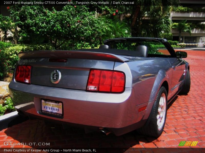 Tungsten Grey Metallic / Dark Charcoal 2007 Ford Mustang Shelby GT500 Convertible