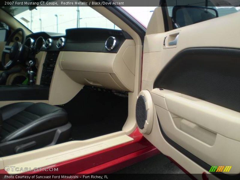 Redfire Metallic / Black/Dove Accent 2007 Ford Mustang GT Coupe