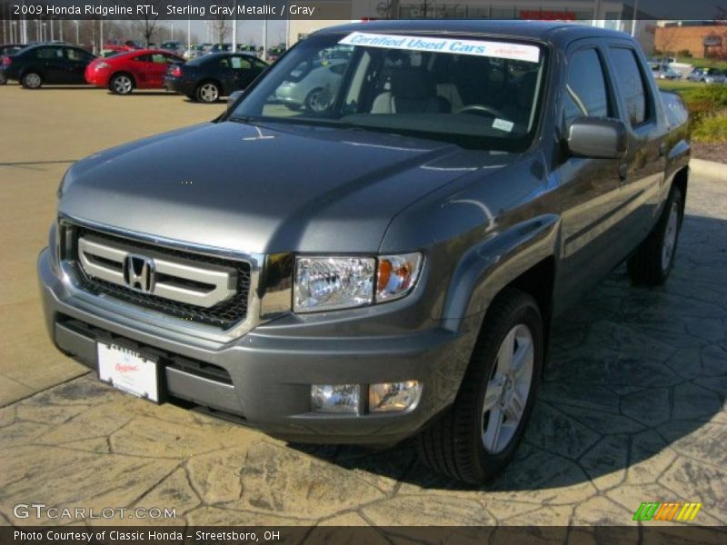 Sterling Gray Metallic / Gray 2009 Honda Ridgeline RTL