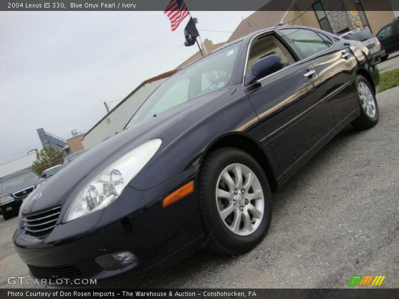 Blue Onyx Pearl / Ivory 2004 Lexus ES 330