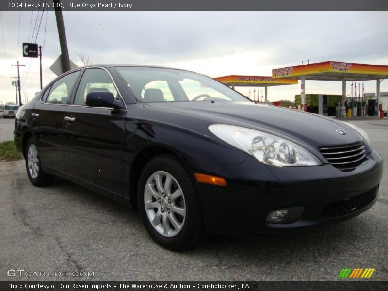 Blue Onyx Pearl / Ivory 2004 Lexus ES 330