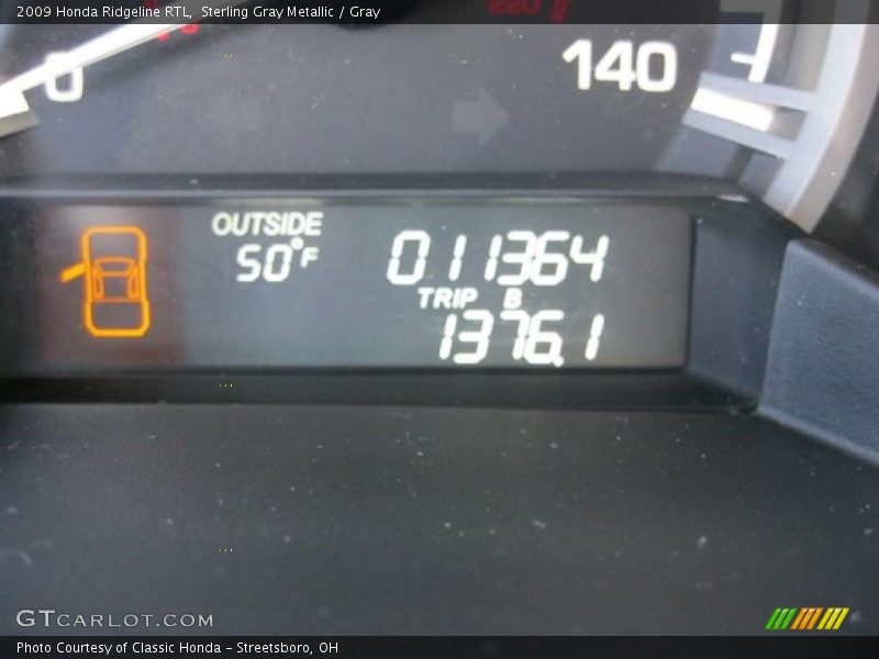 Sterling Gray Metallic / Gray 2009 Honda Ridgeline RTL