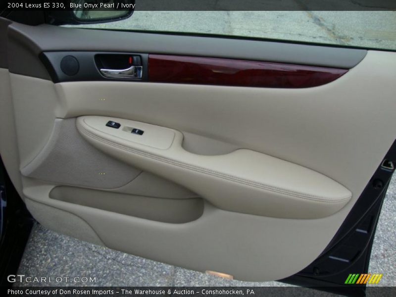 Blue Onyx Pearl / Ivory 2004 Lexus ES 330