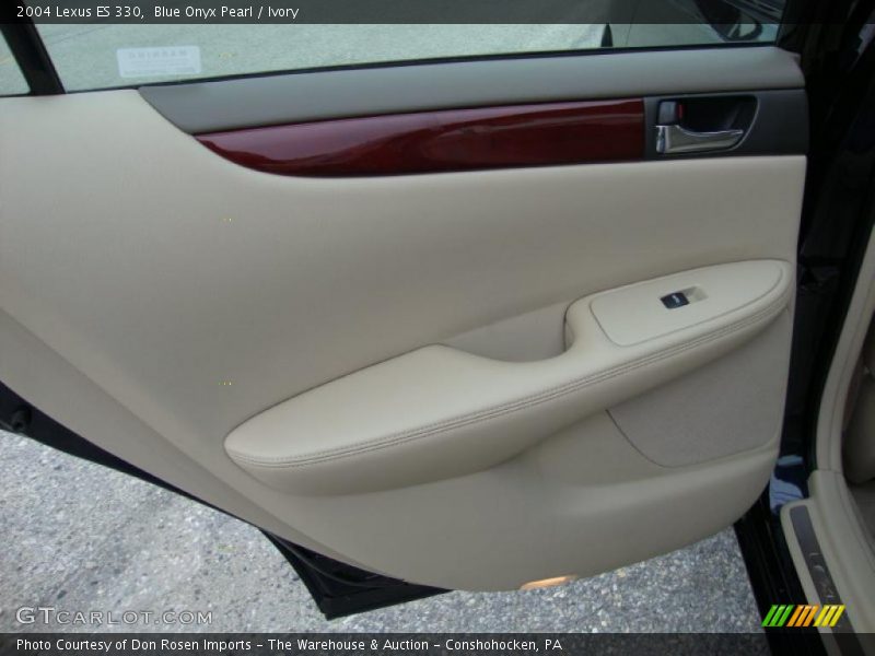 Blue Onyx Pearl / Ivory 2004 Lexus ES 330