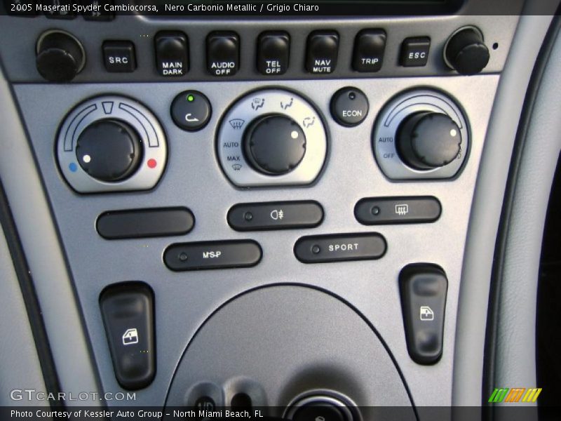 Controls of 2005 Spyder Cambiocorsa